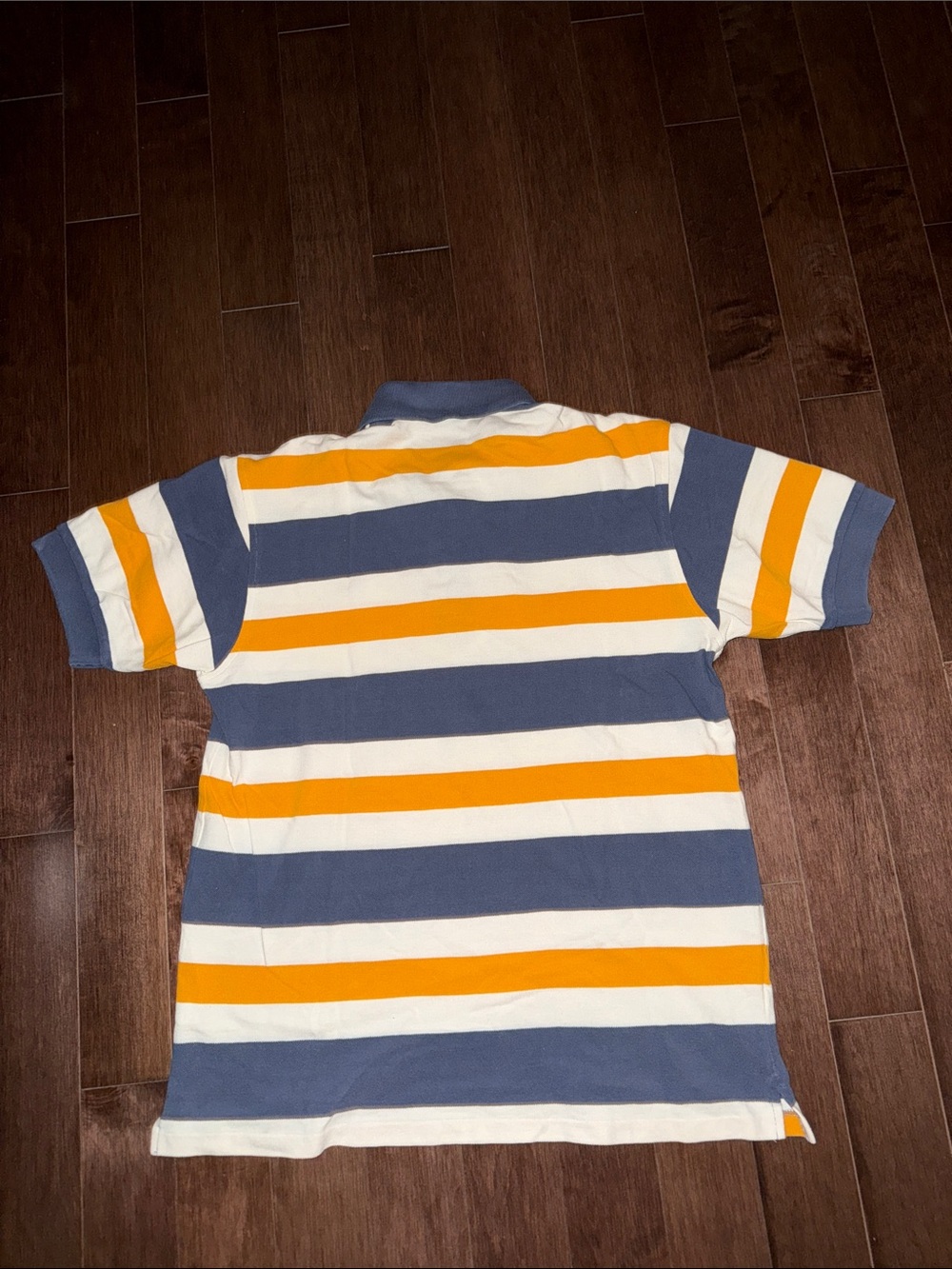 Vintage Santa Barbara Polo & Racquet Club Striped Polo Shirt 100% Cotton - Large - Picture 2 of 4